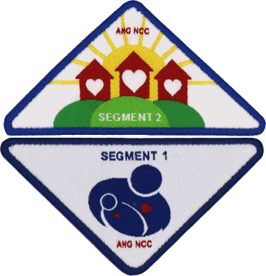 God and My Community patches